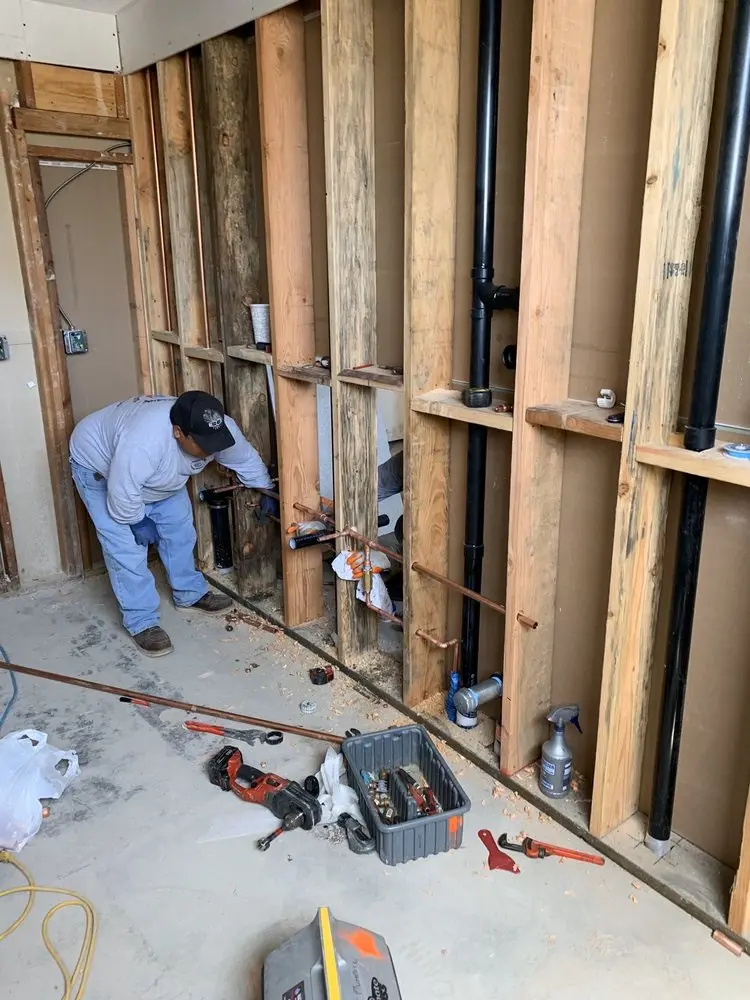 Commercial rough-in plumbing for Trenchless Sewer Repair in Readville